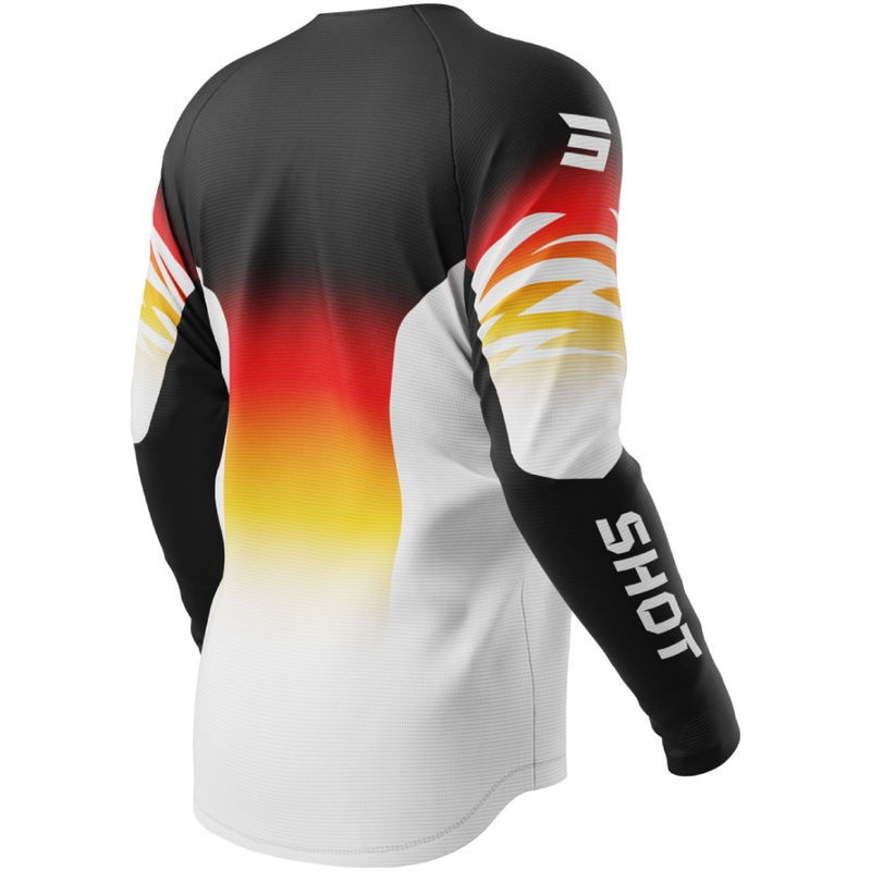 Detský motokrosový dres Shot Draw X-Trem oranžový