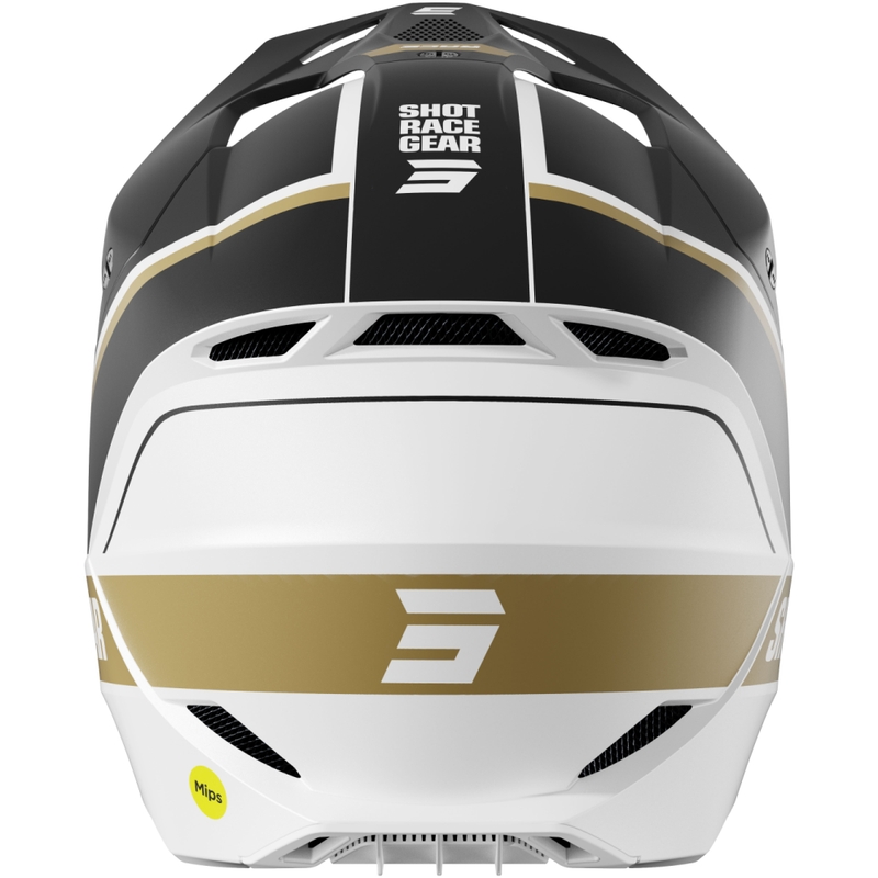 Motokrosová prilba Shot Race Mythic matná čierno-zlatá
