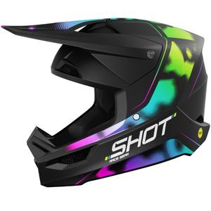 Motokrosová prilba Shot Race Nitro matná čierna