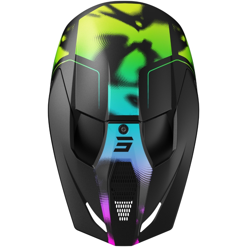 Motokrosová prilba Shot Race Nitro matná čierna