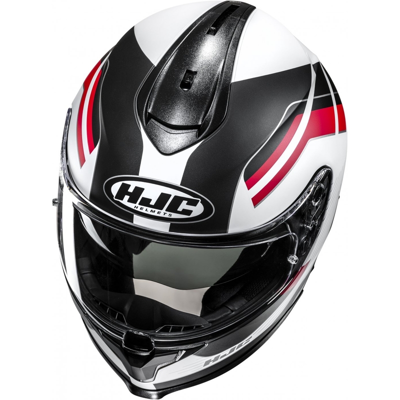 Integrálna prilba na motocykel HJC C70N Belis MC1SF čierno-bielo-červená