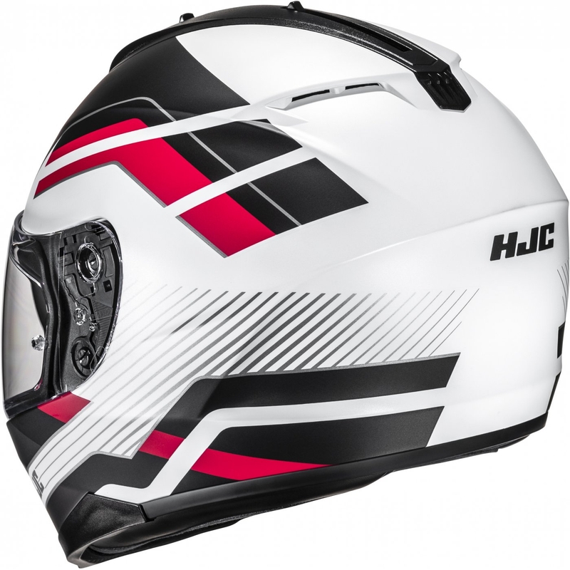 Integrálna prilba na motocykel HJC C70N Belis MC1SF čierno-bielo-červená