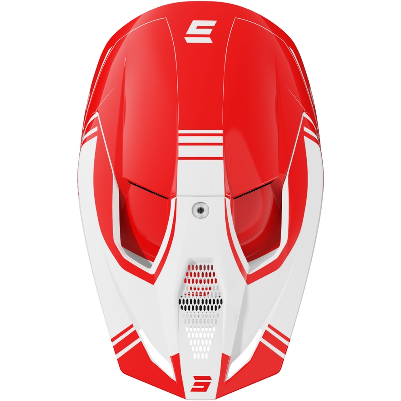 Motokrosová prilba Shot Race Sprint červená