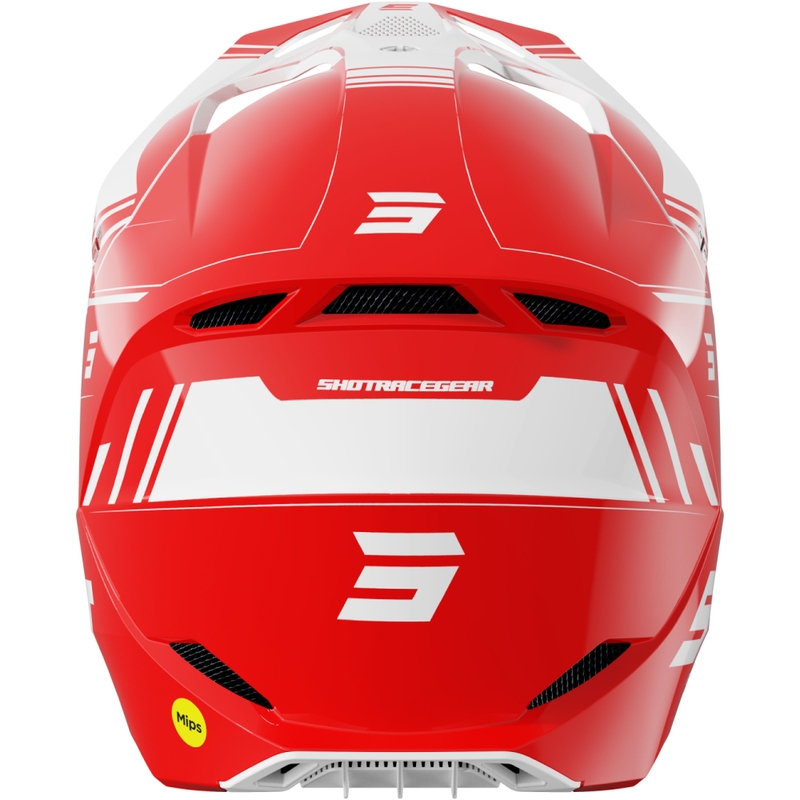 Motokrosová prilba Shot Race Sprint červená