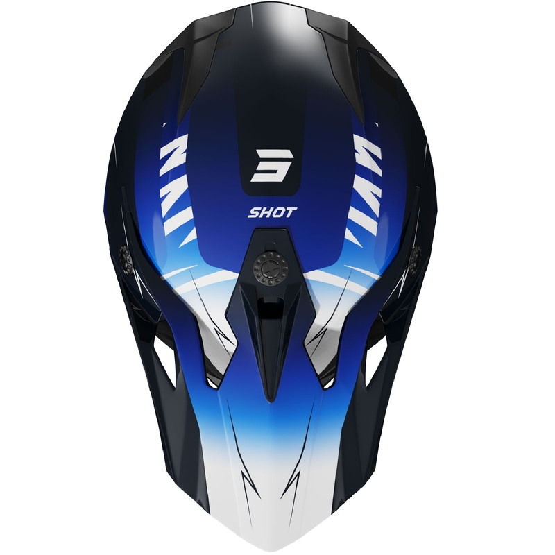 Detská motokrosová helma Shot Pulse X-Trem modrá