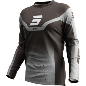 Motokrosový dres Shot Devo Blast čierno-sivý