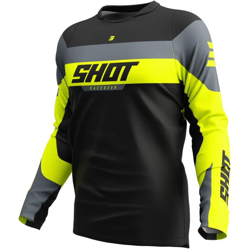 Motokrosový dres Shot Devo League fluo žltý