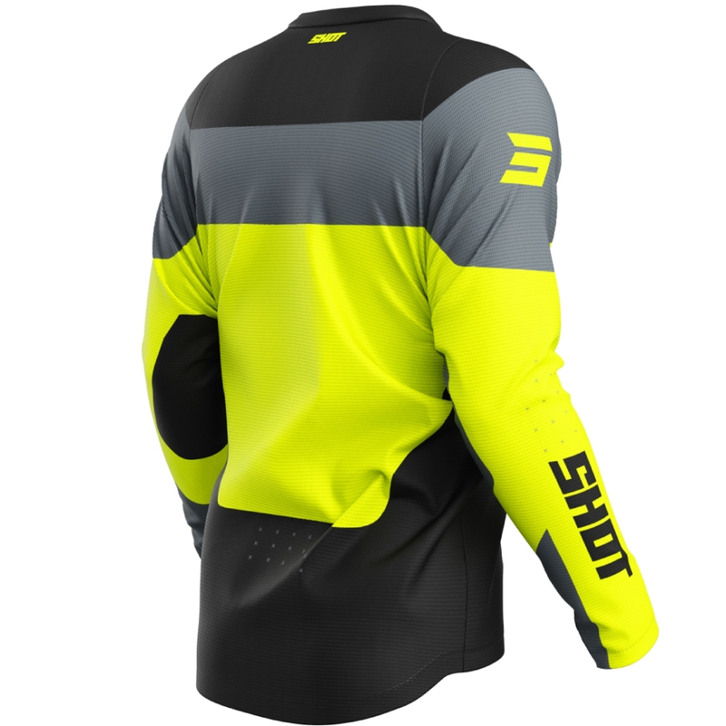 Motokrosový dres Shot Devo League fluo žltý