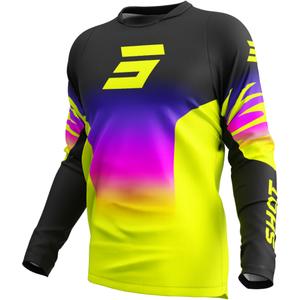 Motokrosový dres Shot Devo X-Trem fluo žltý