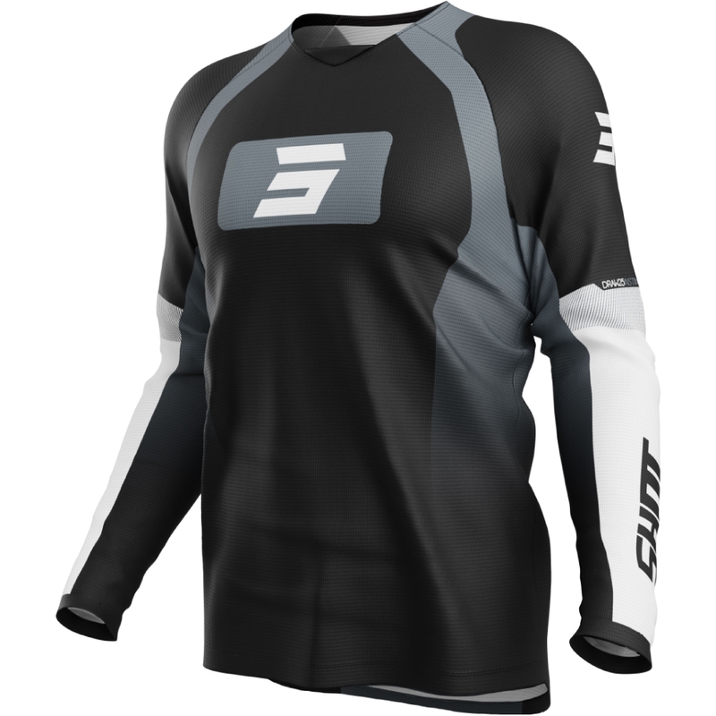 Motokrosový dres Shot Draw Instinct sivý