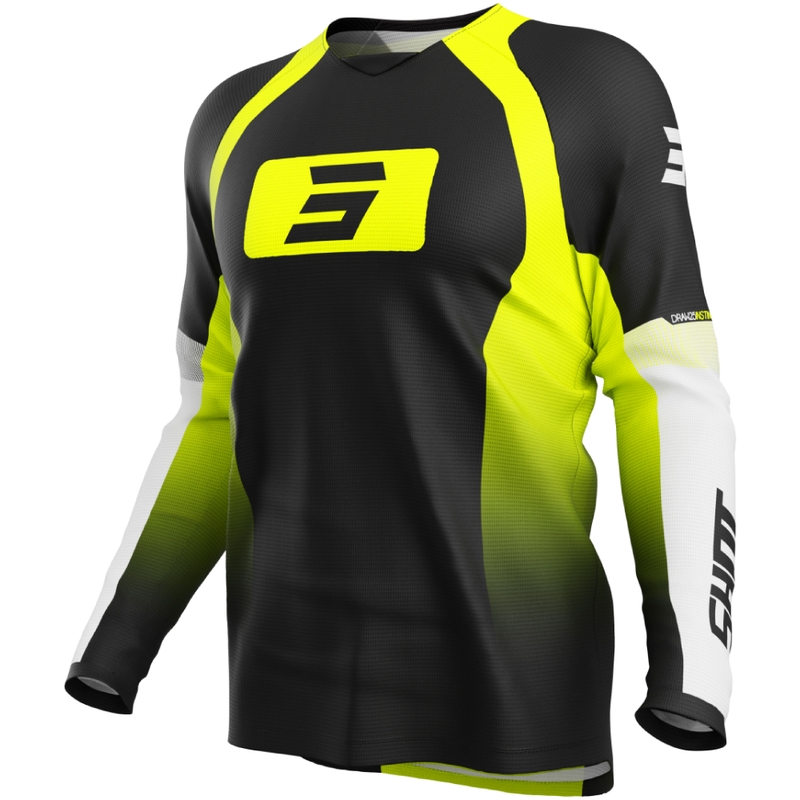 Motokrosový dres Shot Draw Instinct fluo žltý