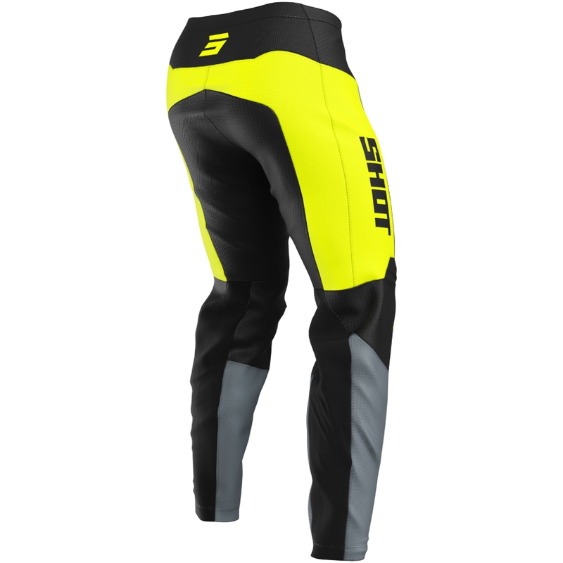 Motokrosové nohavice Shot Devo League fluo žlté