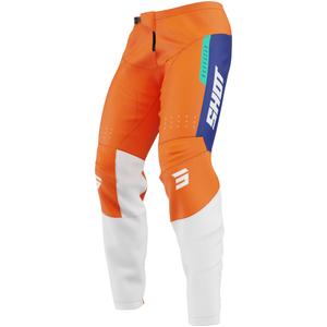 Motokrosové nohavice Shot Devo League oranžové