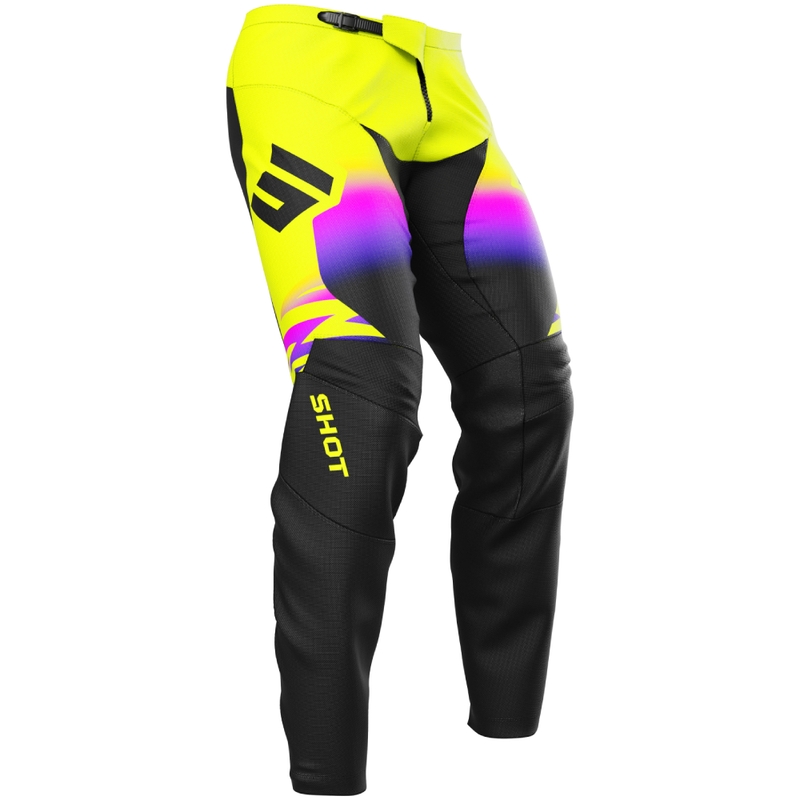 Motokrosové nohavice Shot Devo X-Trem fluo žlté