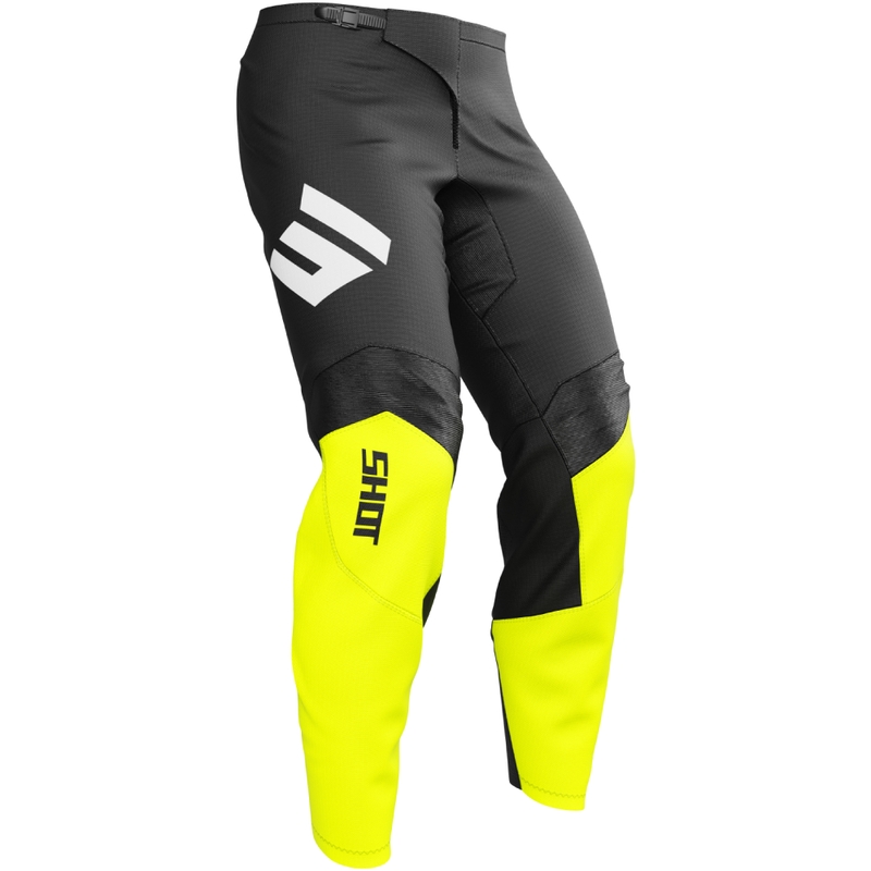 Motokrosové nohavice Shot Draw Instinct fluo žlté