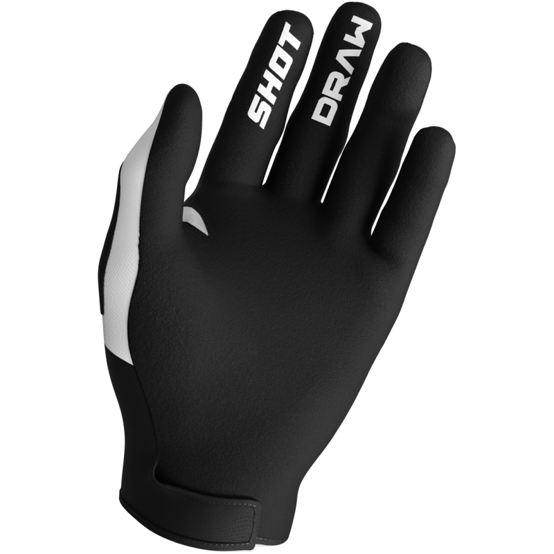 Motokrosové rukavice Shot Draw Sky čierne