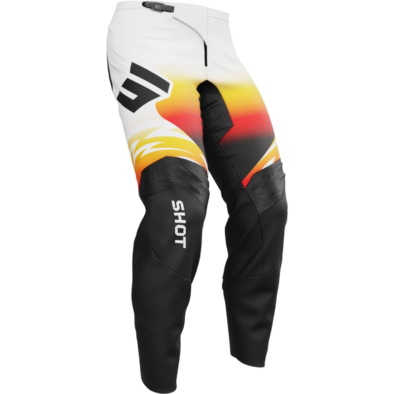 Detské motokrosové nohavice Shot Draw X-Trem oranžové