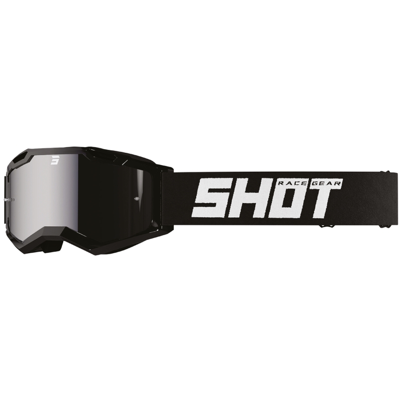 Motokrosové okuliare Shot Assault 2.0 Solid čierne s iridiovým sklom