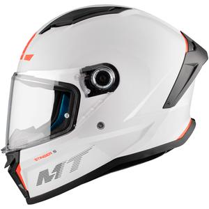 Integrálna helma na motorku MT Stinger 2 Solid lesklá biela