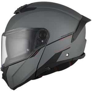 Odklápacia prilba na motocykel MT ATOM 2 SV SOLID A2 sivá matná