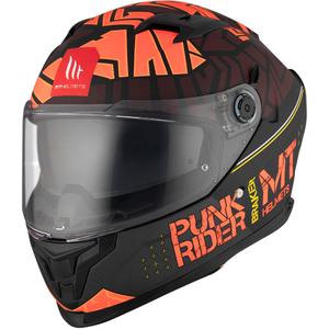 Integrálna prilba na motocykel MT BRAKER SV PUNK RIDER B5 červeno-čierna
