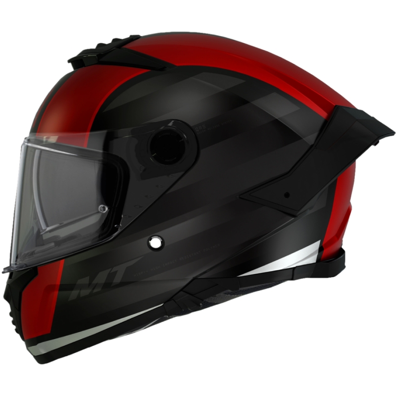 Integrálna prilba na motocykel MT THUNDER 4 SV TREADS B5 čierno-červená