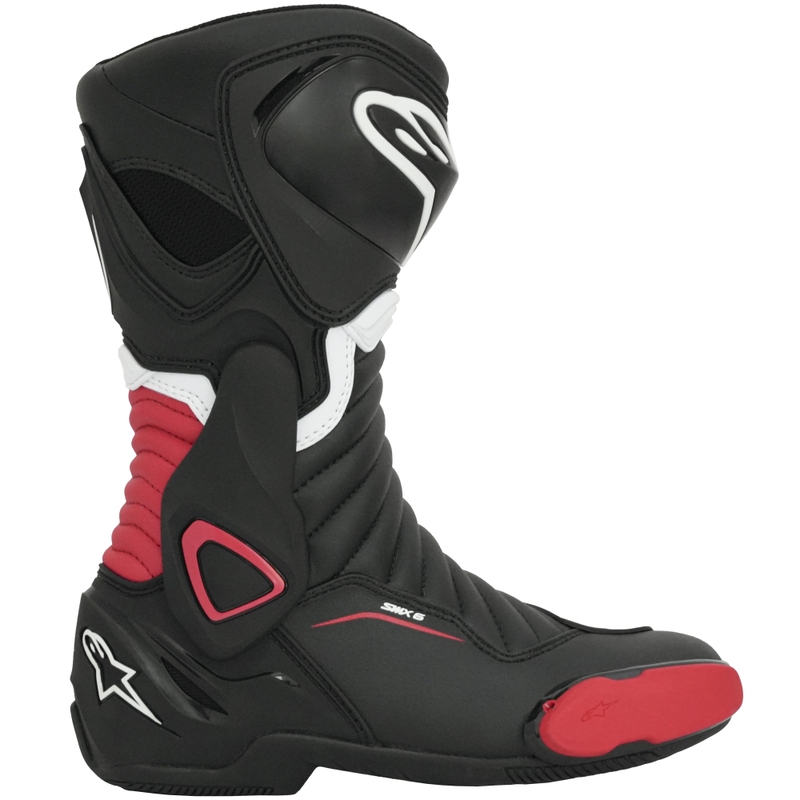 Vysoké čižmy na motocykel Alpinestars S-MX 6 čierno-červené