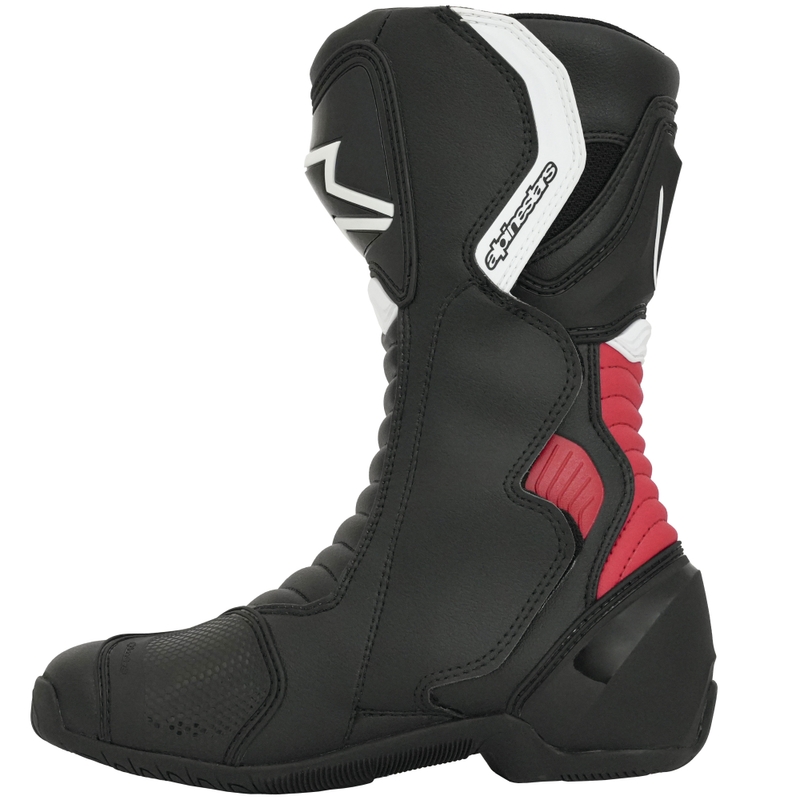 Vysoké čižmy na motocykel Alpinestars S-MX 6 čierno-červené