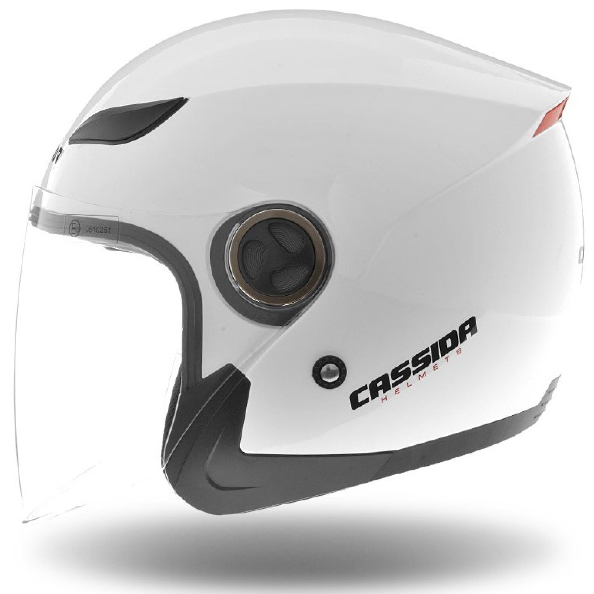 Prilba na motocykel otvorená Cassida Reflex biela výpredaj Veľkosť: XS