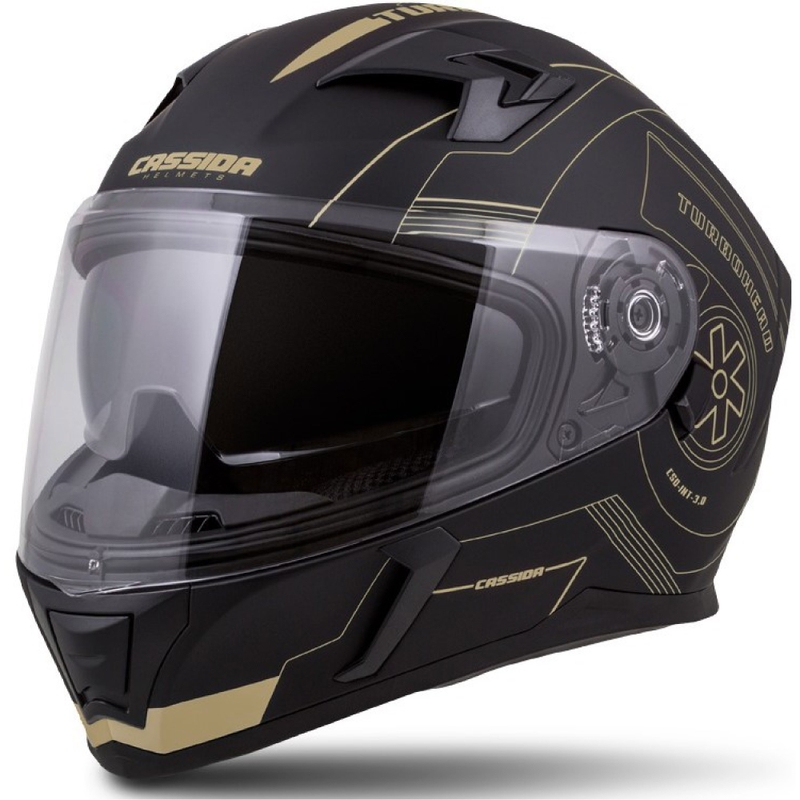 Integrálna prilba Cassida Integral 3.0 Turbohead čierno-zlatá