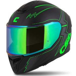 Integrálna prilba na motocykel Cassida Integral GT 2.1 Flash čierno-fluorescenčno zeleno-šedá