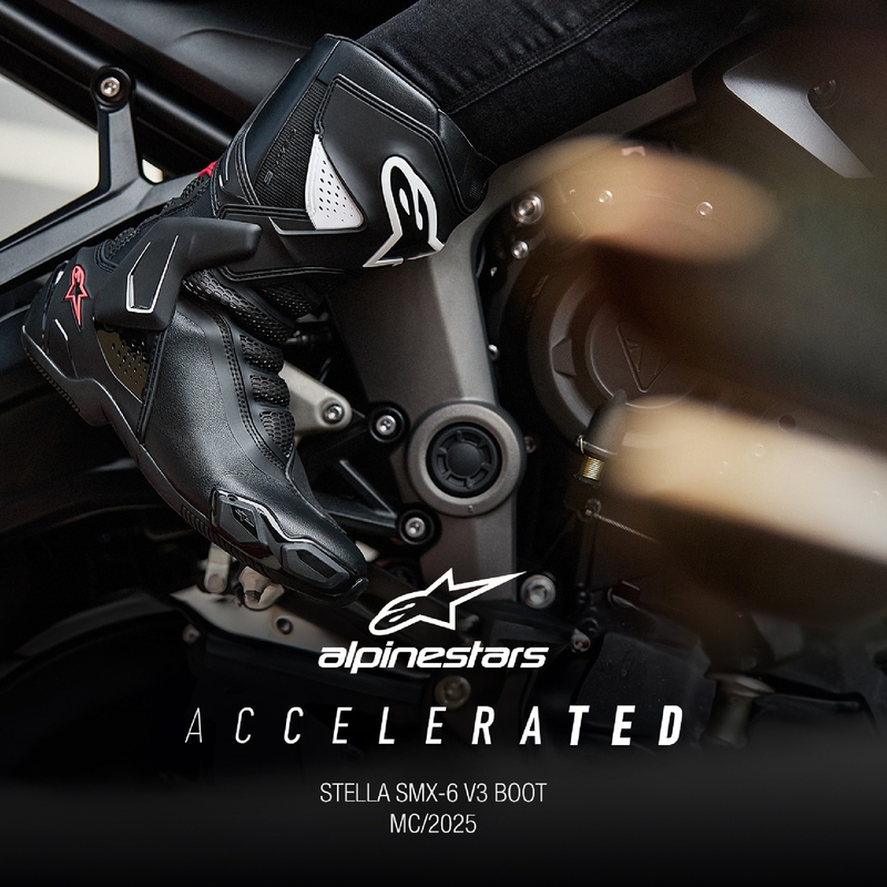 Dámske topánky na motorku Alpinestars Stella SMX-6 3 čierno-bielo-ružové
