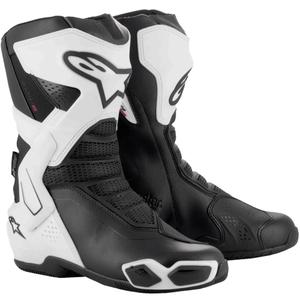 Dámske topánky na motorku Alpinestars Stella SMX-6 3 Drystar bielo-čierne