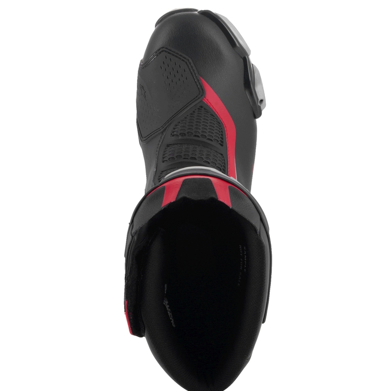 Topánky na motorku Alpinestars SMX-6 3 čierno-strieborno-červená