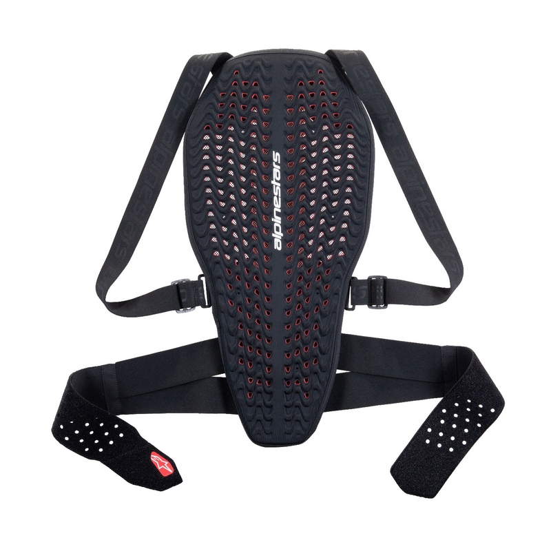 Chrbticový chránič Alpinestars Nucleon Plasma čierno-bielo-červený