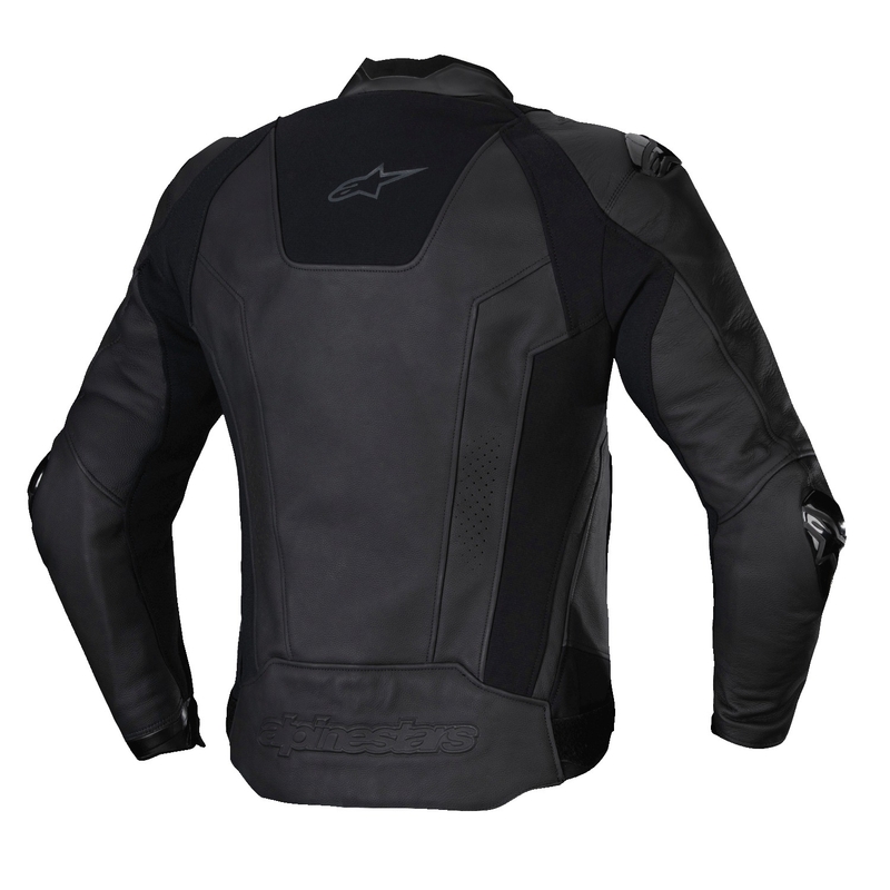 Kožená bunda na motorku Alpinestars Missile 3 čierno-čierna