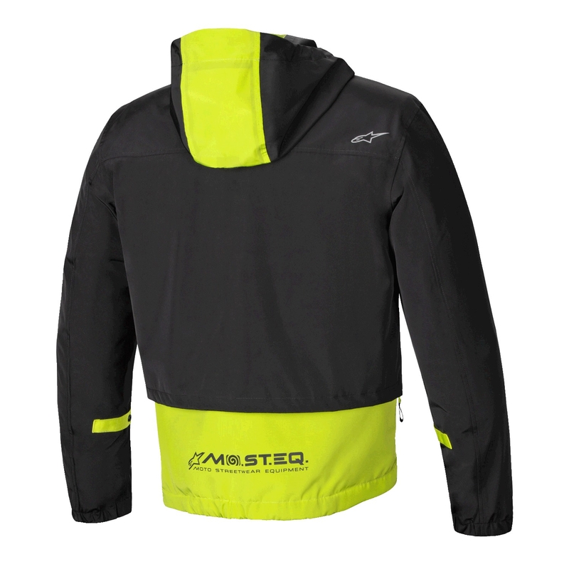 Bunda na motorku Alpinestars Mootant Waterproof Parka čierno-fluo žltá