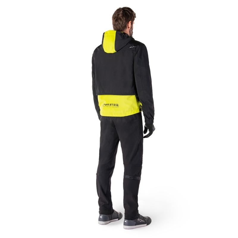 Bunda na motorku Alpinestars Mootant Waterproof Parka čierno-fluo žltá