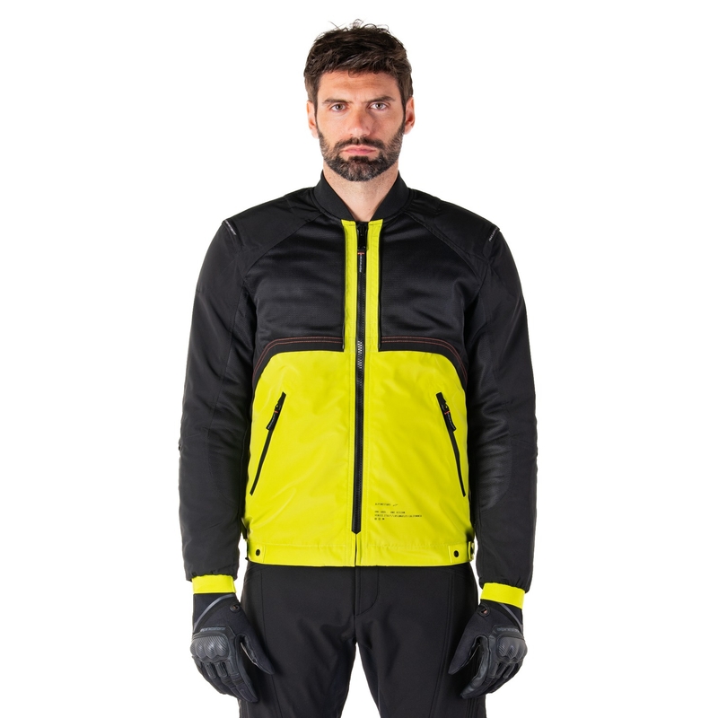 Bunda na motorku Alpinestars Mootant Waterproof Parka čierno-fluo žltá