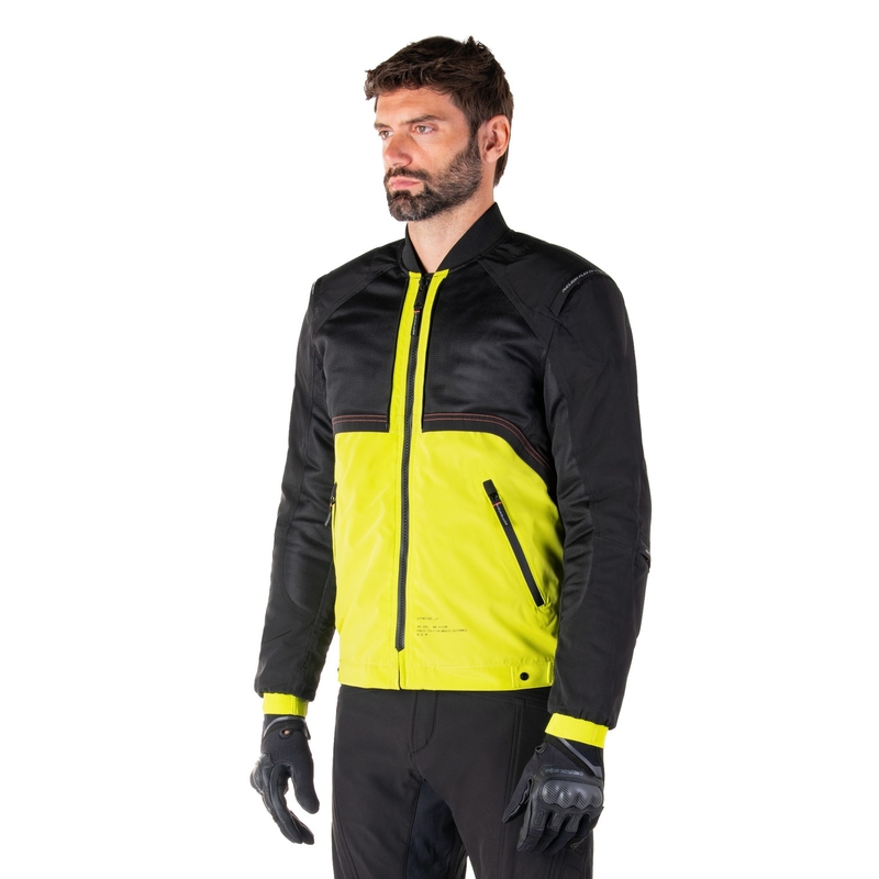 Bunda na motorku Alpinestars Mootant Waterproof Parka čierno-fluo žltá