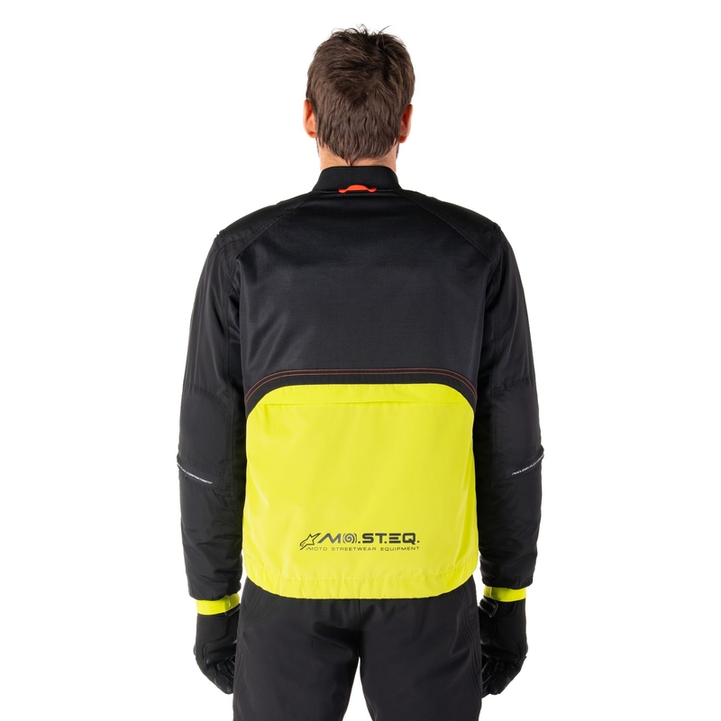 Bunda na motorku Alpinestars Mootant Waterproof Parka čierno-fluo žltá