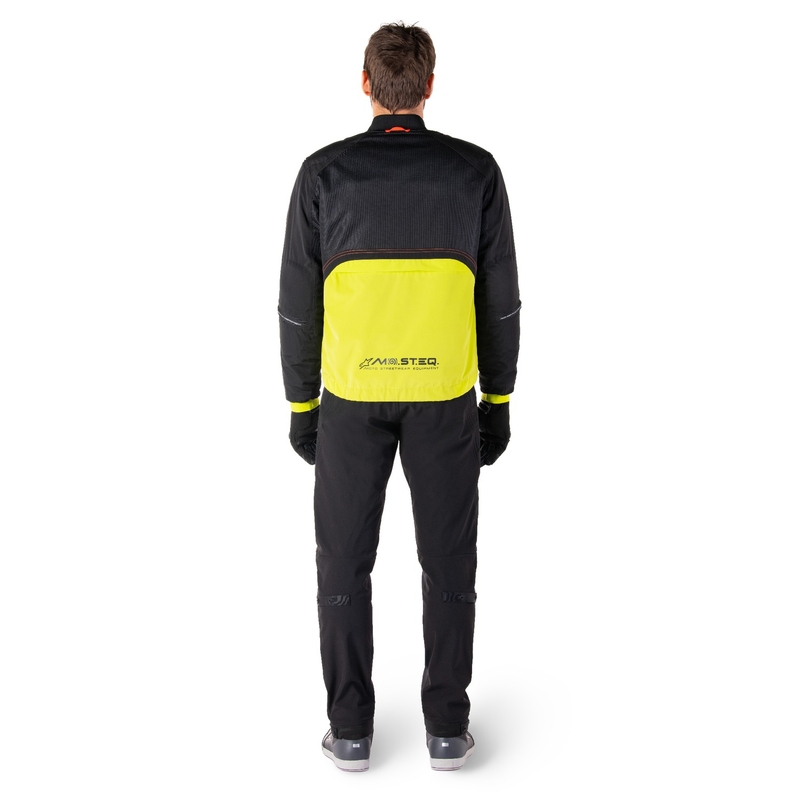 Bunda na motorku Alpinestars Mootant Waterproof Parka čierno-fluo žltá