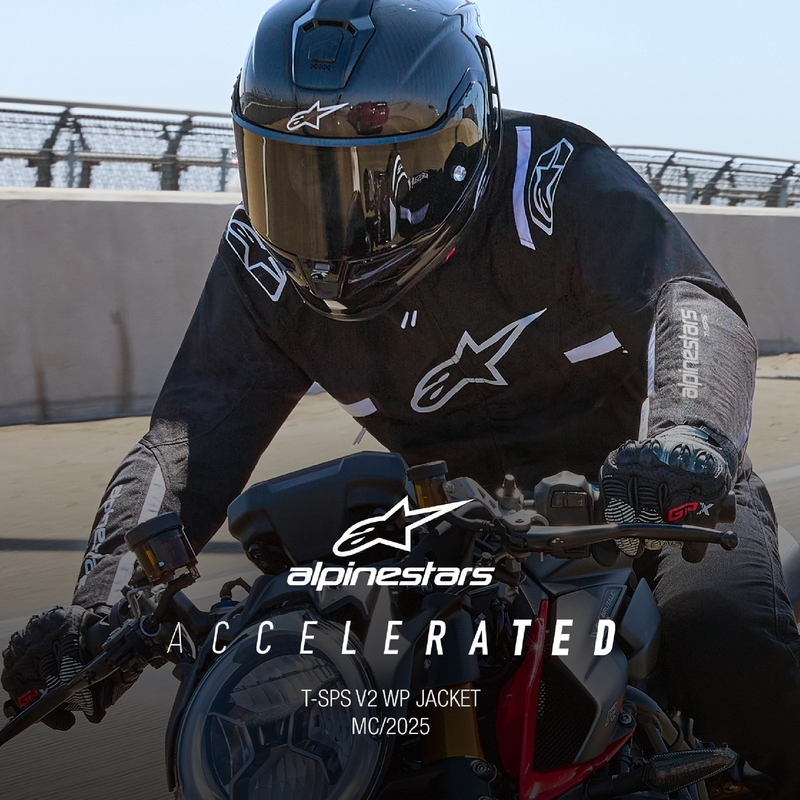 Bunda na motorku Alpinestars T-SPS 2 Waterproof čierno-biela