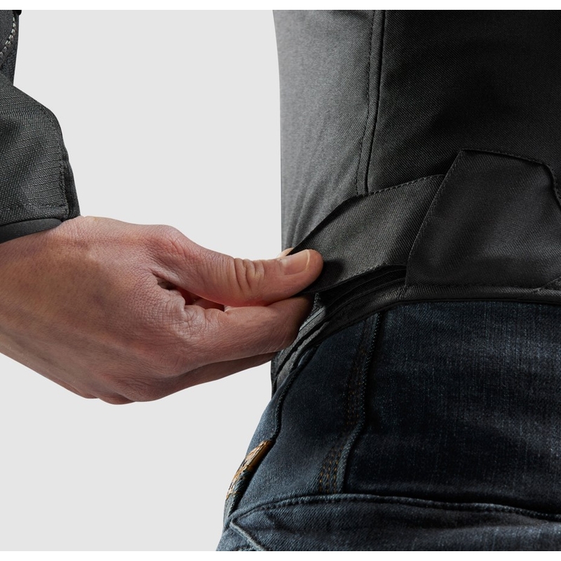 Bunda na motorku Rebelhorn Jax čierno-fluo žltá