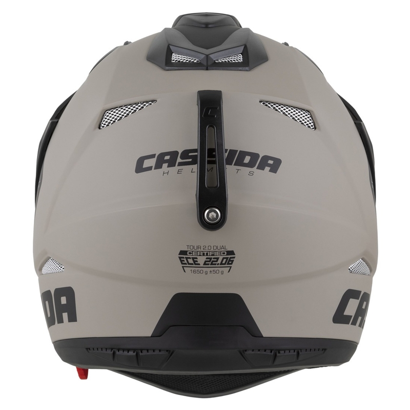 Enduro prilba Cassida Tour 2.0 Dual matná pieskovo-čierna