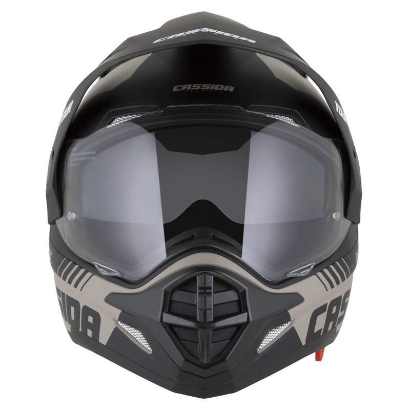 Enduro prilba Cassida Tour 2.0 Dual matná pieskovo-čierna