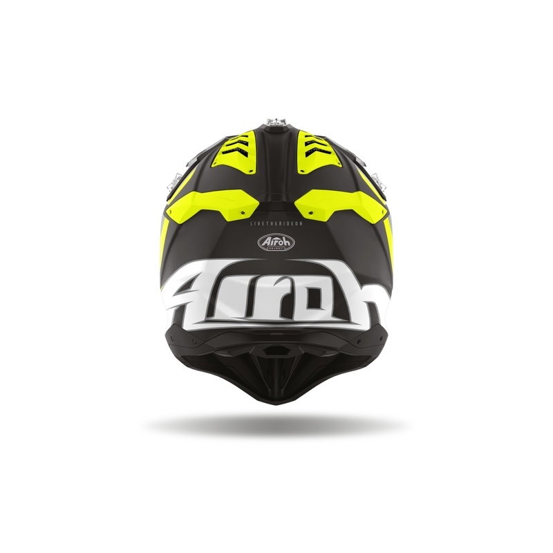 Motokrosová prilba Airoh Aviator 3 Glory žltá matná