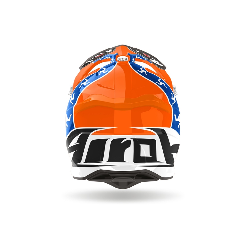 Motokrosová prilba Airoh Strycker Hazzard oranžová výpredaj