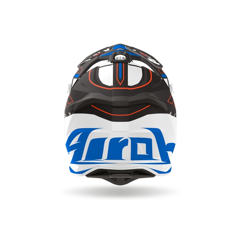 Motokrosová prilba Airoh Strycker Skin modrá matná výpredaj