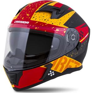 Integrálna prilba na motocykel Cassida Integral 3.0 DRFT oranžovo-fluo červená